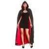 Super Deluxe Widows Hooded Cape Black Vampire Halloween 140cm -Snazaroo Sales AC 9407 1600 1 66776.1567164439.1100.1100