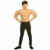 Kids Muscle Shirt Skin Colour Pecs Fancy Dress Halloween -Snazaroo Sales EB 4121 1000 94689.1503574641.1100.1100