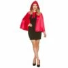 Short Red Satin Hooded Cape Fancy Dress Halloween Costume -Snazaroo Sales EF 2252 1000 63895.1502959297.1100.1100