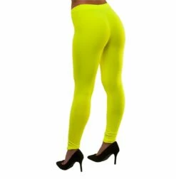80s Neon Leggings Fancy Dress Costume Halloween Disco Dance -Snazaroo Sales EF 2258 Y 1600 1 89286.1508410624.1100.1100