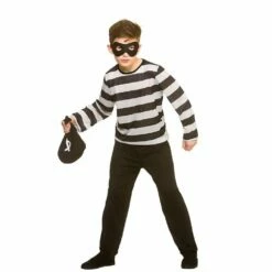 Sneaky Robber Childs Fancy Dress Costume Halloween Thief