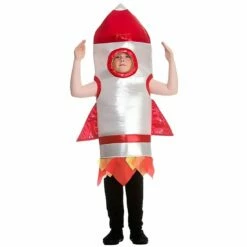 Kids Space Mission Rocket Fancy Dress Costume 6-10 Years
