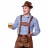 Mens Oktoberfest Shirt Checked Beer Festival Top Fancy Dress -Snazaroo Sales EM 3290 opt