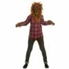 Werewolf Childs Fancy Dress Costume Halloween Mask Beast -Snazaroo Sales HB 6546 1000 53413.1505747464.1100.1100