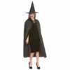 Adults Wicked Witch Cape & Hat Fancy Dress Halloween 125cm -Snazaroo Sales HF 5142 1600 1 35228.1567432626.1100.1100