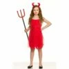 Little Devil Girls Halloween Fancy Dress Costume Red Dress -Snazaroo Sales HG 6062 1000 84667.1505743827.1100.1100