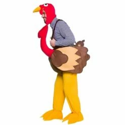 Adult Turkey Costume Christmas Bird Fancy Dress Halloween