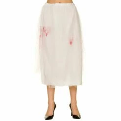 Zombie Bride Skirt Blood Smear Fancy Dress Halloween Costume