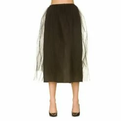 Black Zombie Skirt Undead Fancy Dress Halloween Costume