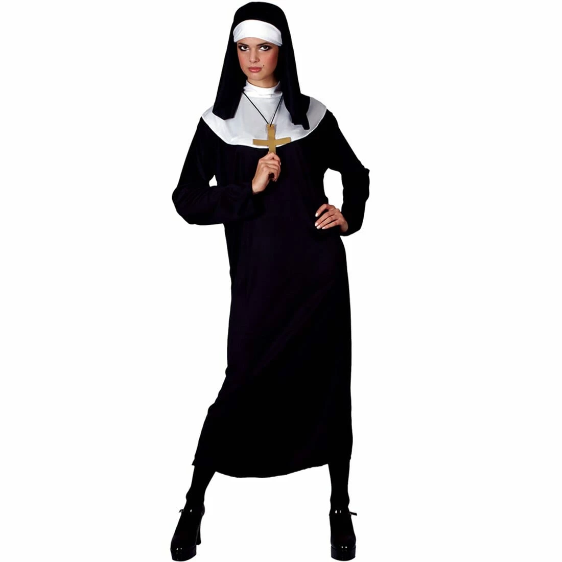 Womens Mother Superior Fancy Dress Halloween Costume 3 Womens Mother Superior Fancy Dress Halloween Costume