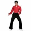 Mens Red Disco Fever 70s Frilly Shirt Halloween Costume -Snazaroo Sales WKDEM 3052 1600 1 99820.1496898070.1100.1100