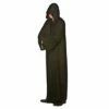 Adults Long Black Hooded Jedi Robe Halloween Accessory -Snazaroo Sales WKDEM 3235 BK 1600 1 06226.1497033251.1100.1100