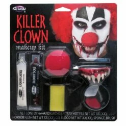 Killer Clown Halloween Horror Makeup Kit Fancy Dress