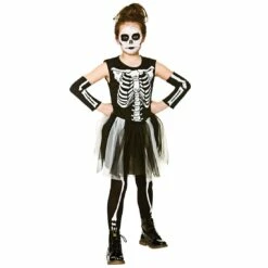 Skelebones Skeleton Halloween Kids Fancy Dress Costume