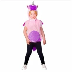 Childs Unicorn Hooded Tabard Halloween Fancy Dress Age 3-5