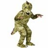 Adult Animal Green Dinosaur Fancy Dress Halloween Costume
