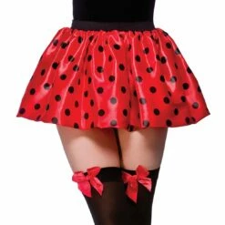 Red Ladybird Tutu Ballet Skirt Festival Club Fancy Dress Up