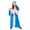Girls Mary Nativity Play Dress Up School Costume Christmas
