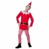Kids Naughty Elf Halloween Xmas Fancy Dress Costume -Snazaroo Sales WKDXMC 4865.opt