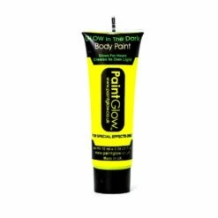 Glow In The Dark Face Body Paint 10ml Halloween Fancy Dress -Snazaroo Sales yellow 24265.1555074247.1100.1100